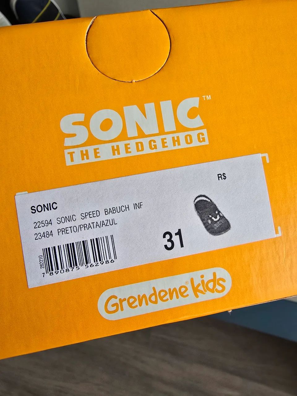 Babuche infantil Sonic Grendene - Foto 5