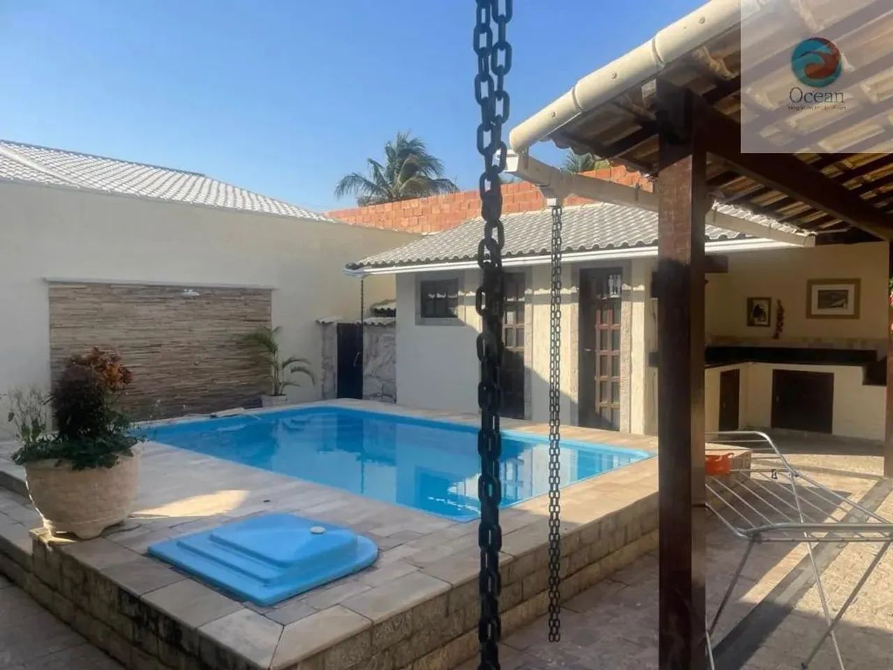 Ocean vende: Itaipuaçu, casa 4 quartos(1 suíte), piscina, área gourmet, churrasqueira, can