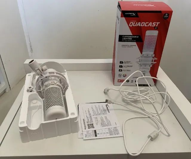 HyperX QuadCast S Branco - Foto 4