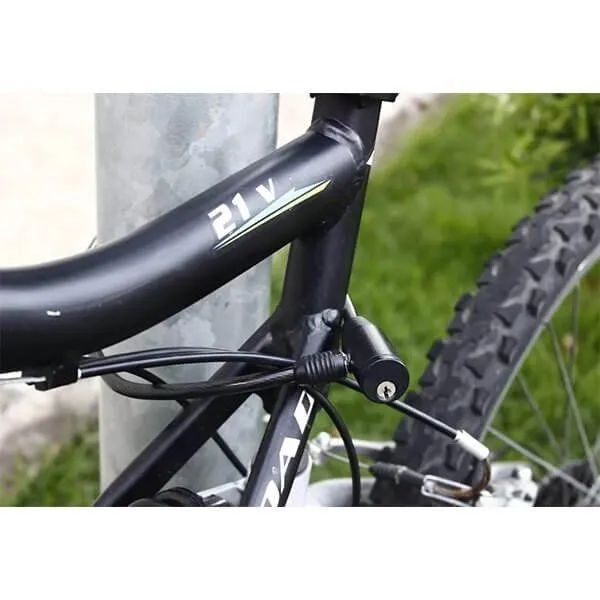 Cadeado para Bicicleta Brasfort 8mmx60cm Com Chave (Entrega Grátis) - Foto 2
