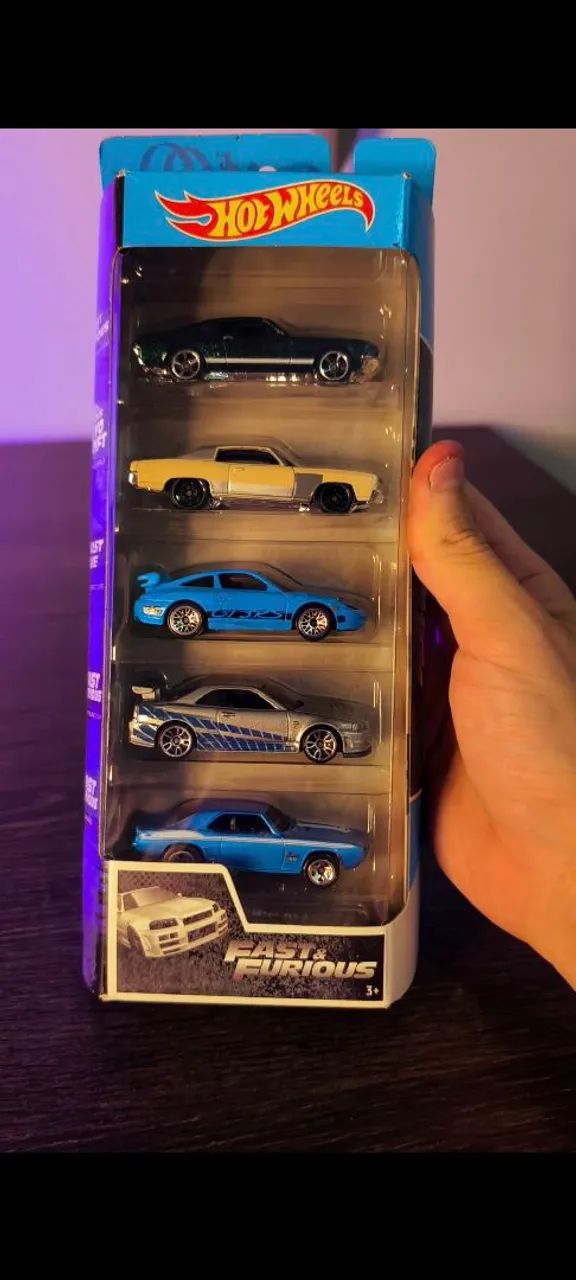 Hot Wheels - Pack Velozes e Furiosos com Skyline - Lacrado