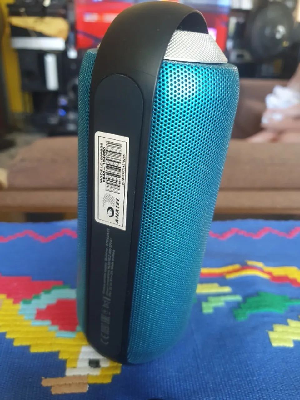 Caixa de som Bluetooth Philips BT6000 azul a prova d'agua - Foto 4