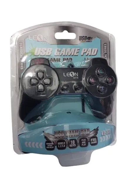 Controle Ps2 Usb Game Pad Leon KD-801
