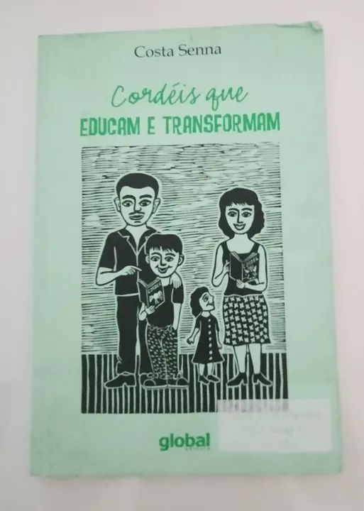 Livro Semi Novo "Cordéis que educam e transformam"