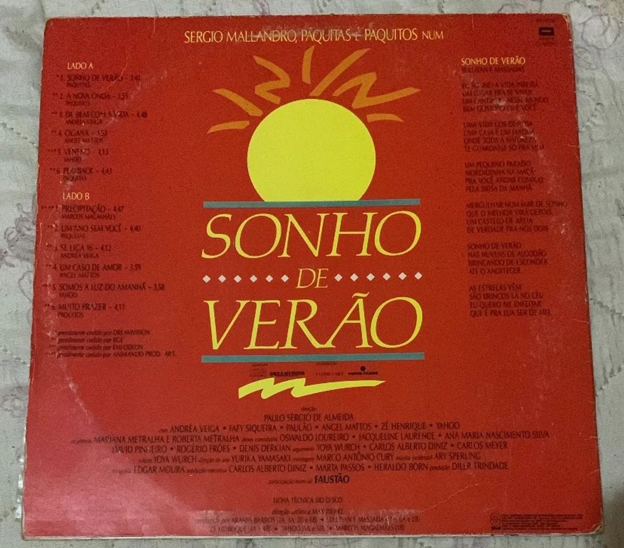 LP SONHO DE VERÃO /PAQUITAS? - Foto 3
