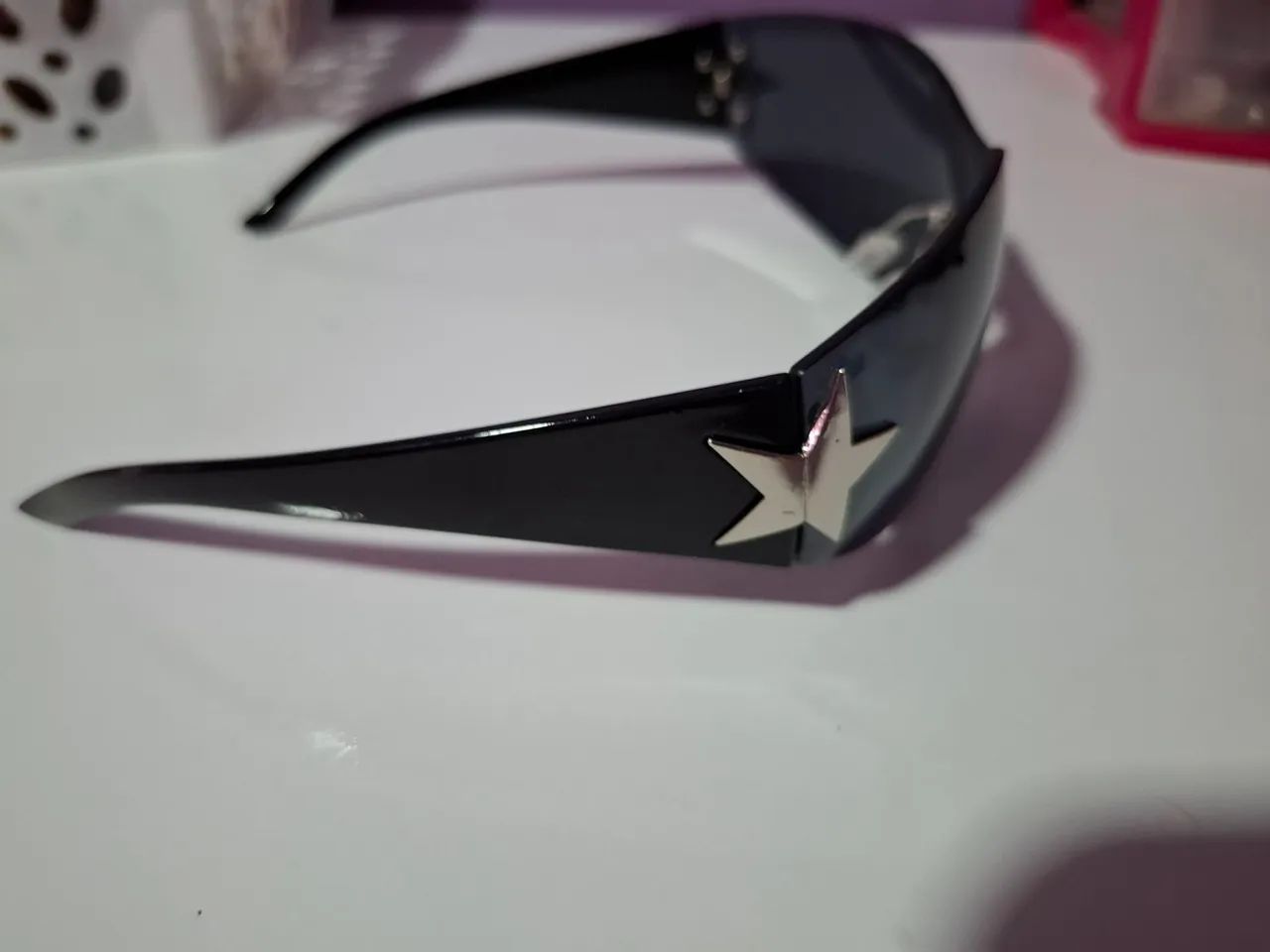 Óculos de sol y2k de estrela - Foto 2