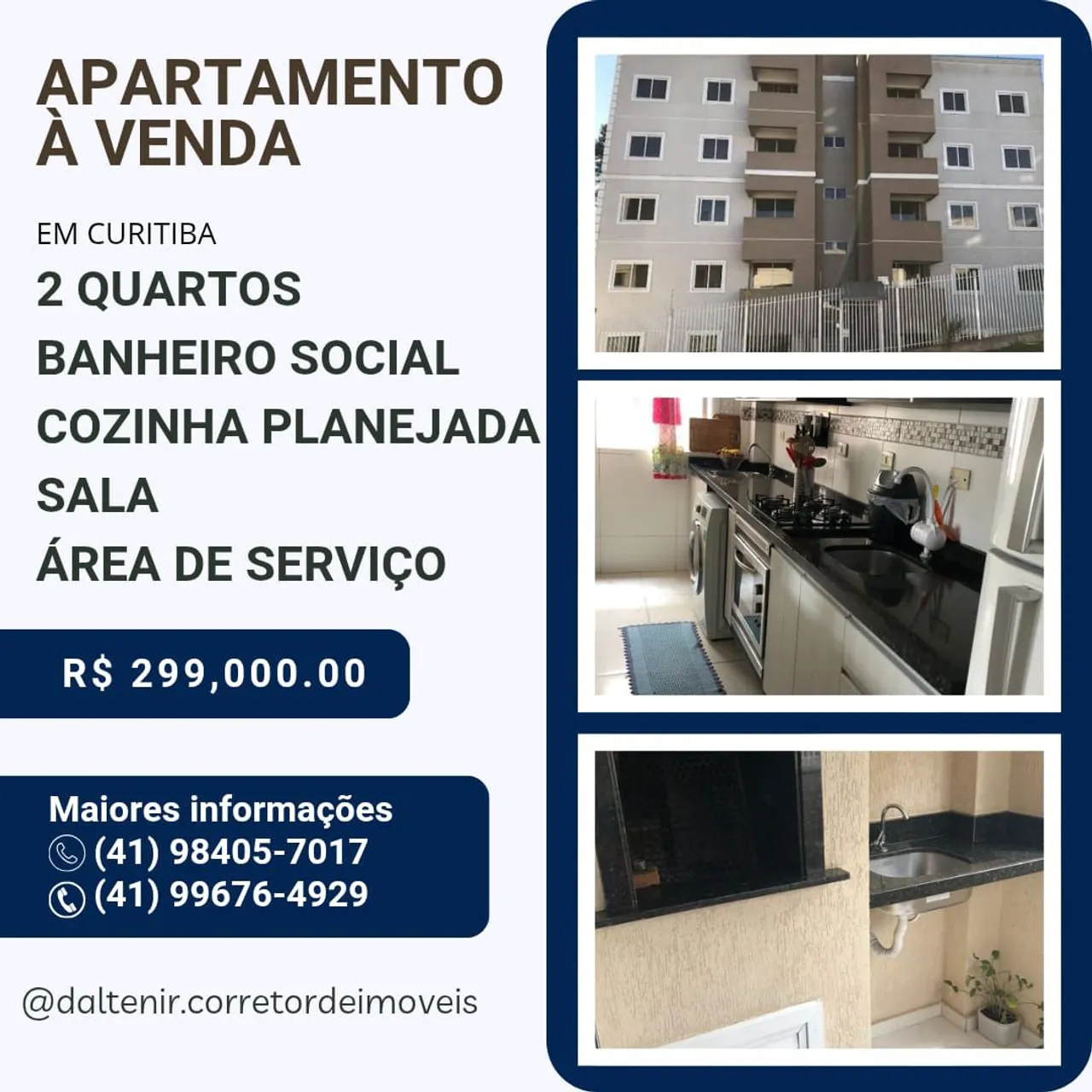 Apartamento a venda no pinheirinho