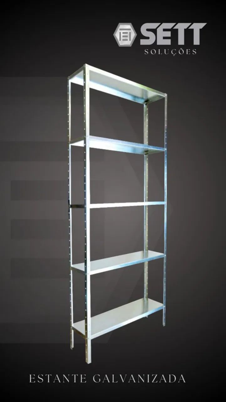 GALVANIZADAS NOVAS - PRATELEIRAS 