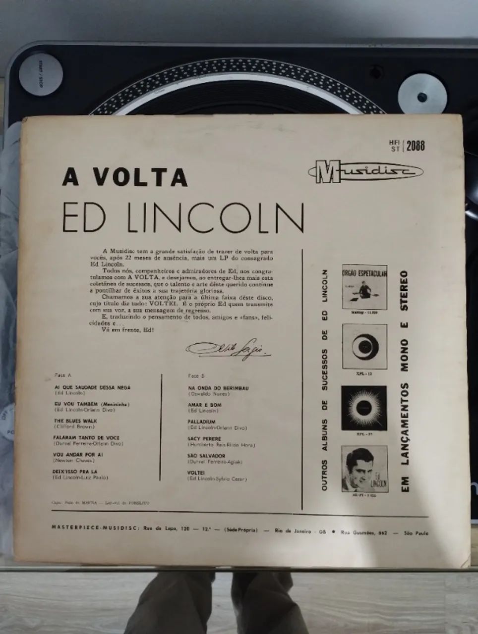 Ed Lincoln 1964 a volta LP Vinil. Bom estado. - Foto 2