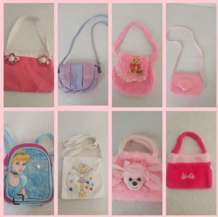 Bolsas infantis variadas - Princesas, Barbie e mais!
