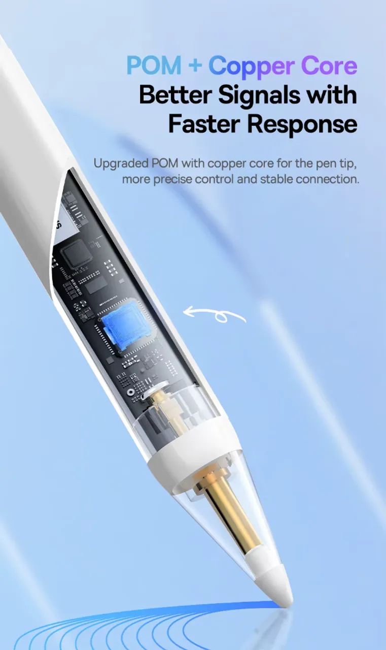 Caneta Capacitiva Para Ipad Baseus Smooth Writing 2 Series Stylus Lite BS-PS025 - Foto 4