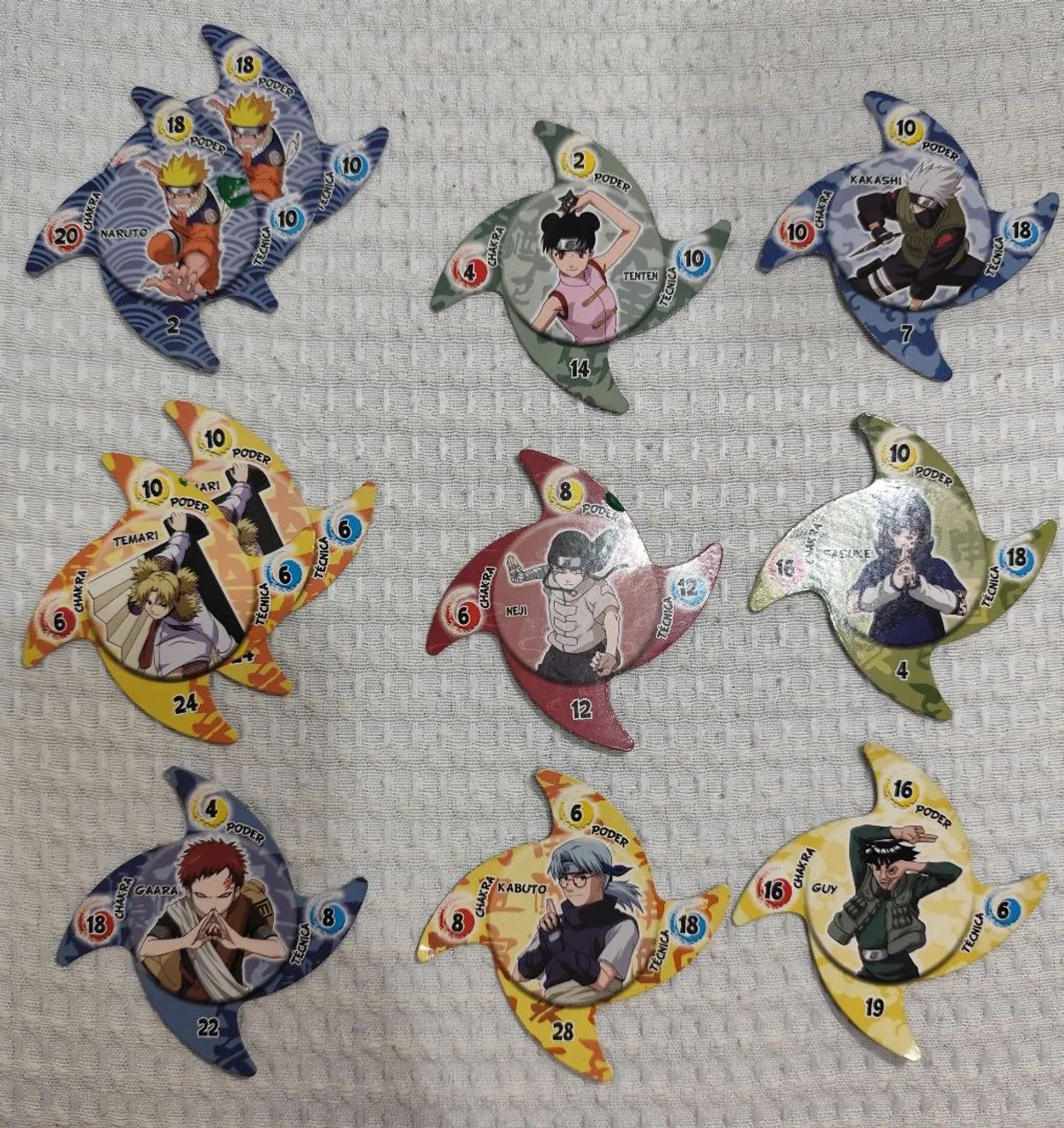 Cards Naruto Clássico Elma Chips 2009