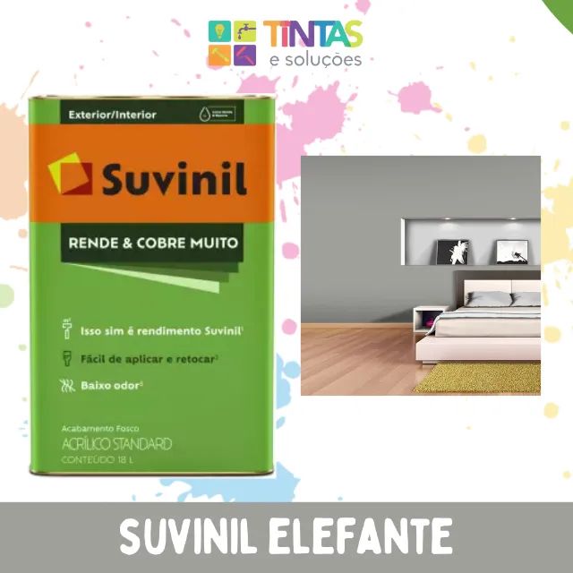 Tinta Suvinil Cor Elefante