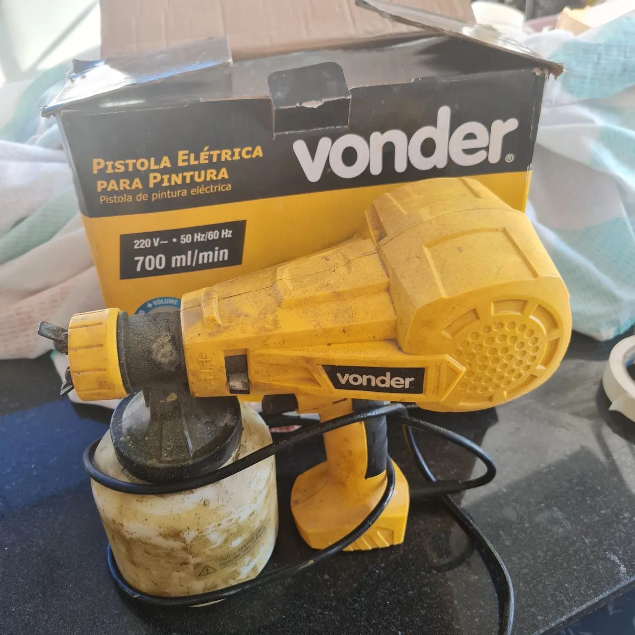 Pistola Elétrica para pintura PEV400 - Foto 4