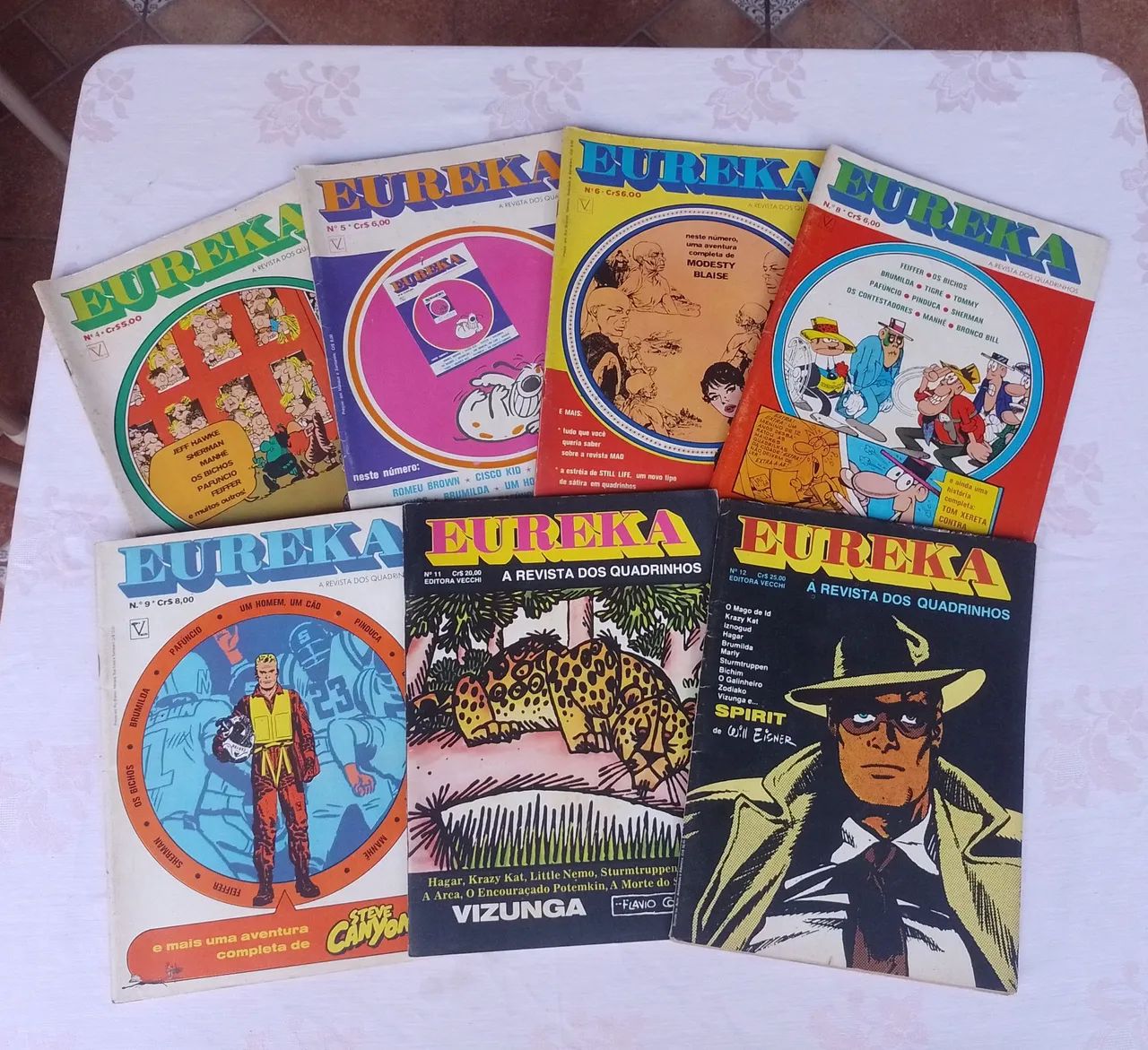 Lote de Gibis Eureka - Quadrinhos Anos 70. Oportunidade para colecionador!