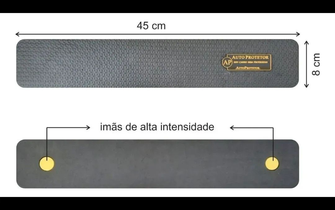 Protetor Anti Batida de Porta de Carro Removível com Imã Removível  - Foto 2