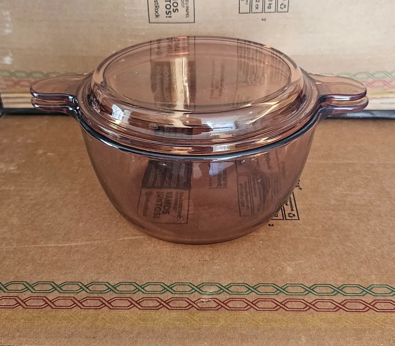 Panela de Vidro Refratário com Tampa Vision