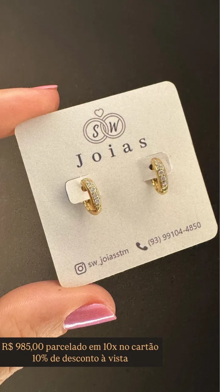 Argolas de Ouro 18k