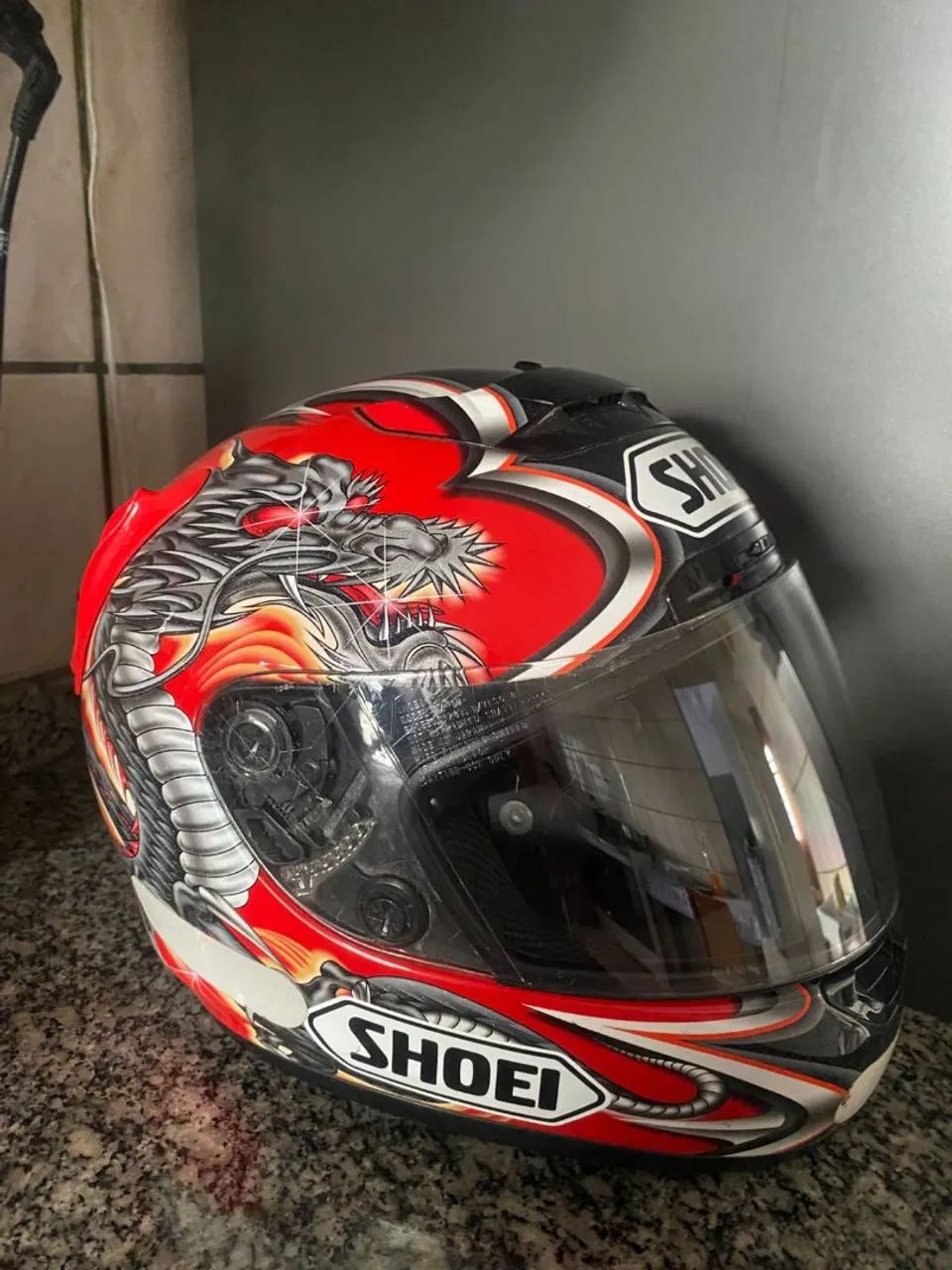 Capacete Shoei X-Spirit 1 Kiyomari - Usado - Foto 3