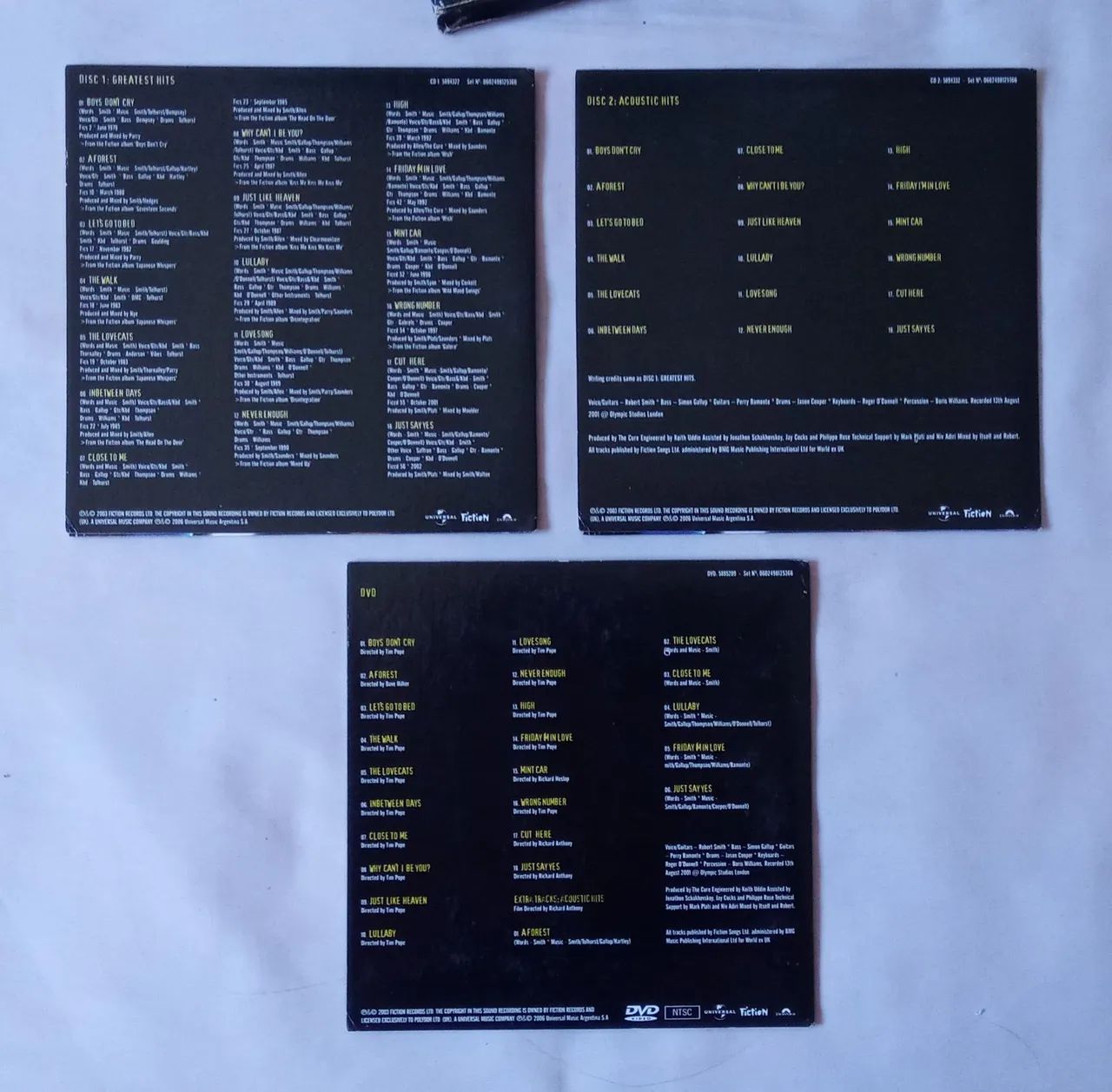 The Cure - Greatest Hits & Acoustic - Boxset