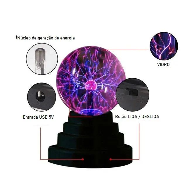 Globo De Plasma  - Foto 4