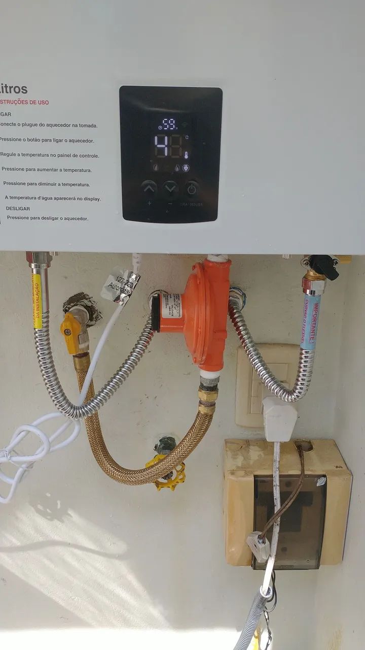 Instalação gás, aquecedor, medidor, vazamento  - Foto 3