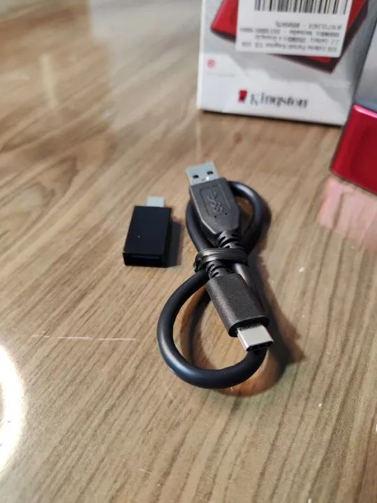 (Novo) SSD Externo Kingston XS1000, 1TB, USB 3.2 Gen 2x2, Portátil - Foto 2