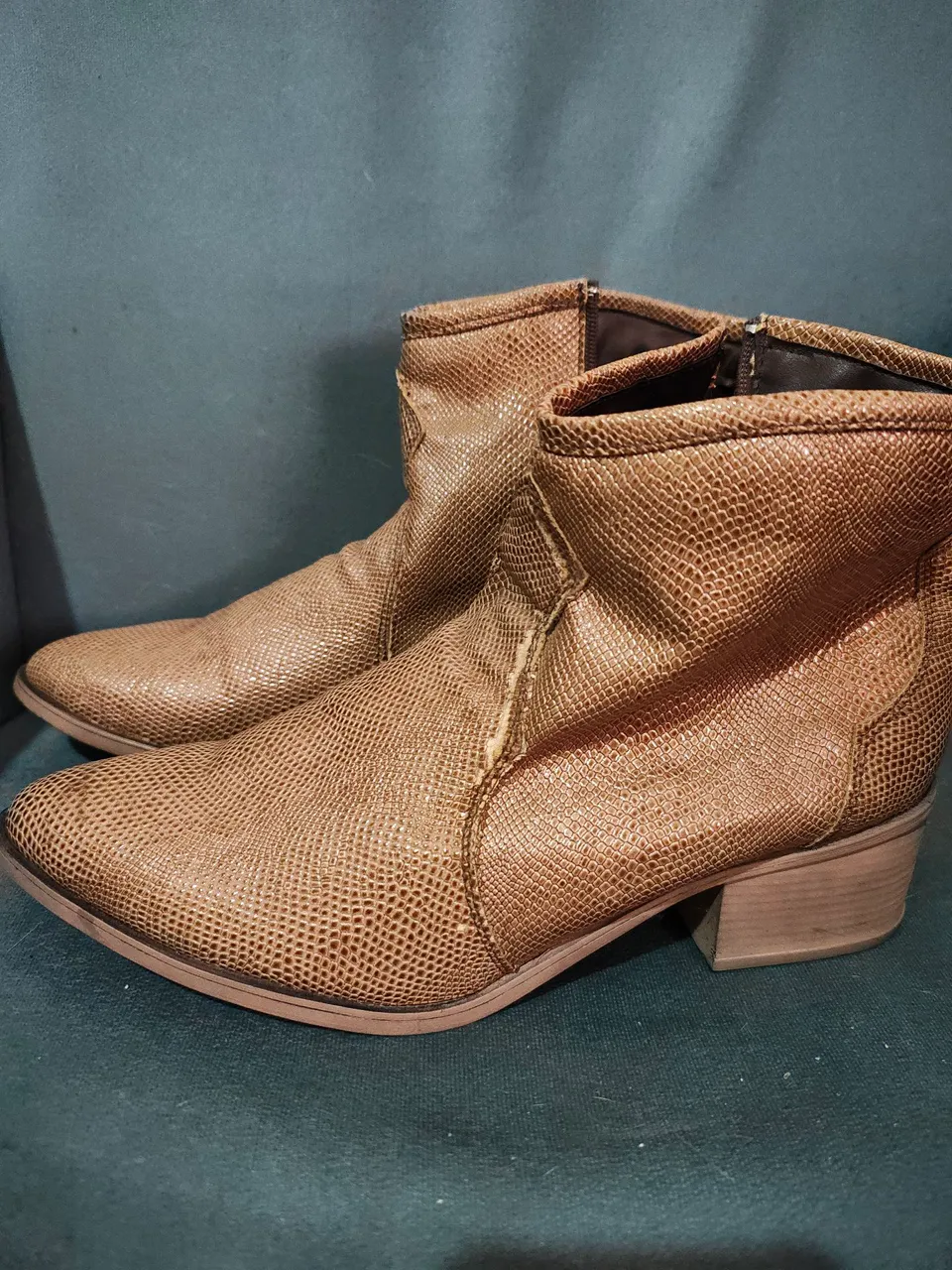 Botas Femininas Marrom - Couro Sintético