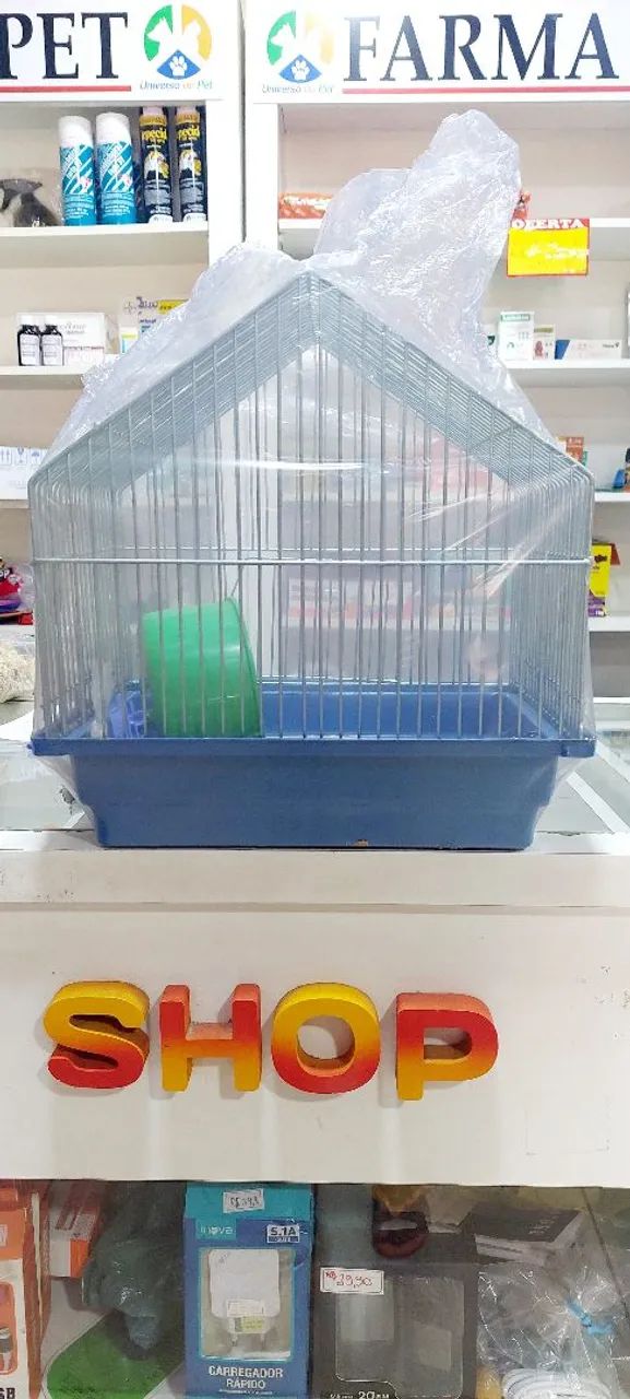 Gaiola para Hamster + 1 Hamster Anão Russo R$: 80,00