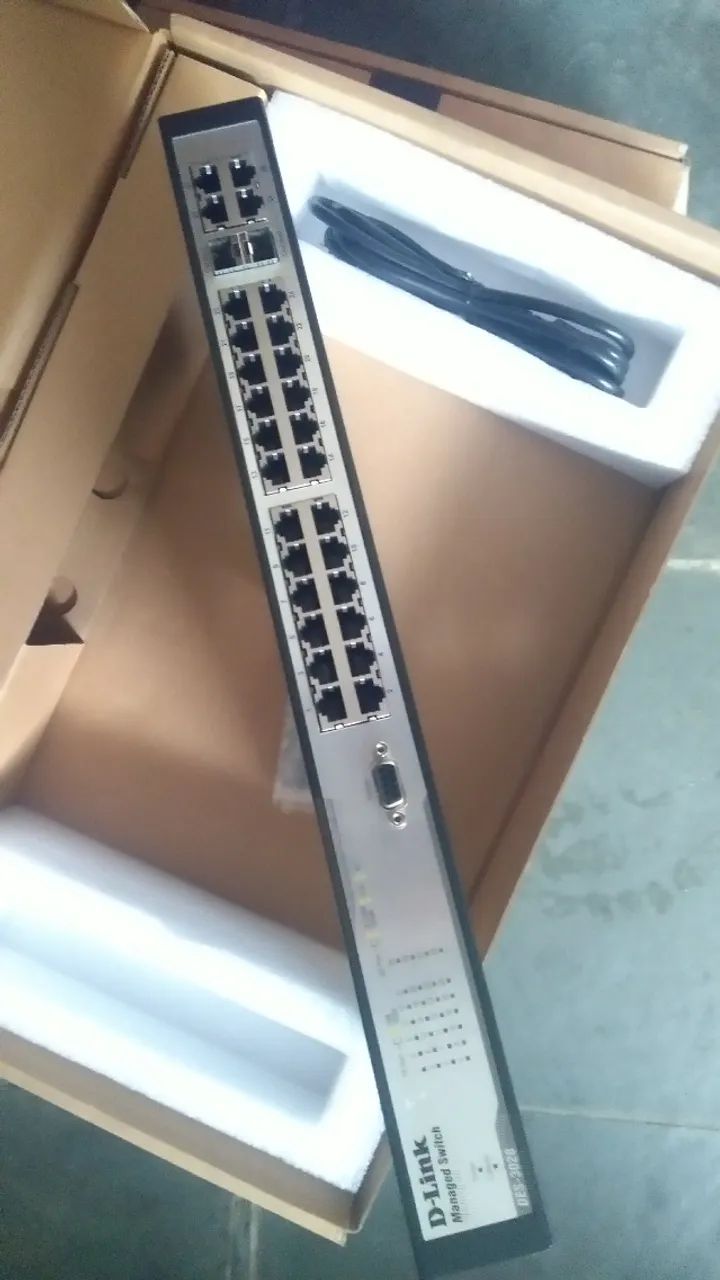 SWITCH D-LINK 3028 PORTAS SEMI NOVO dlink - Foto 3