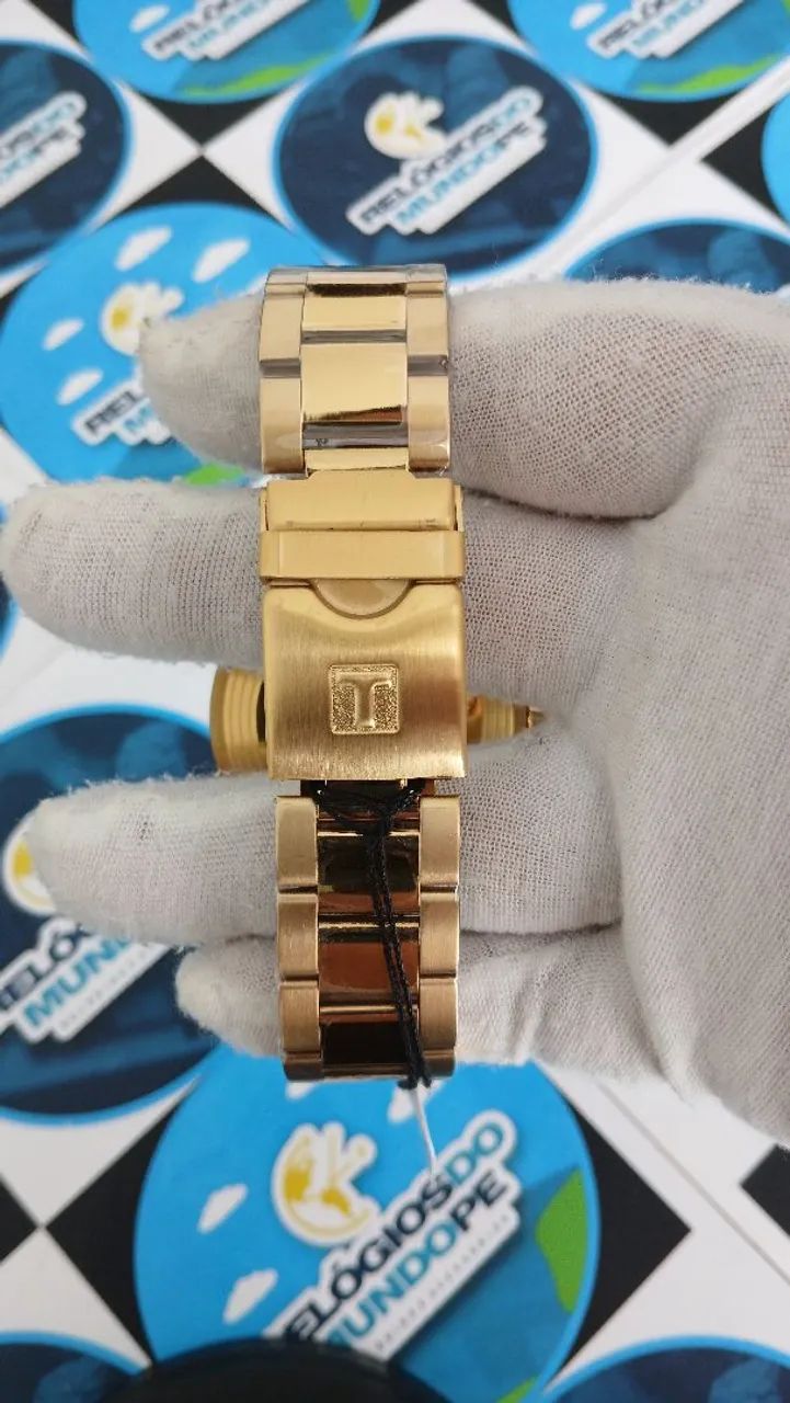 TISSOT SEASTAR POWERMATIC 80 DOURADO  - Foto 4