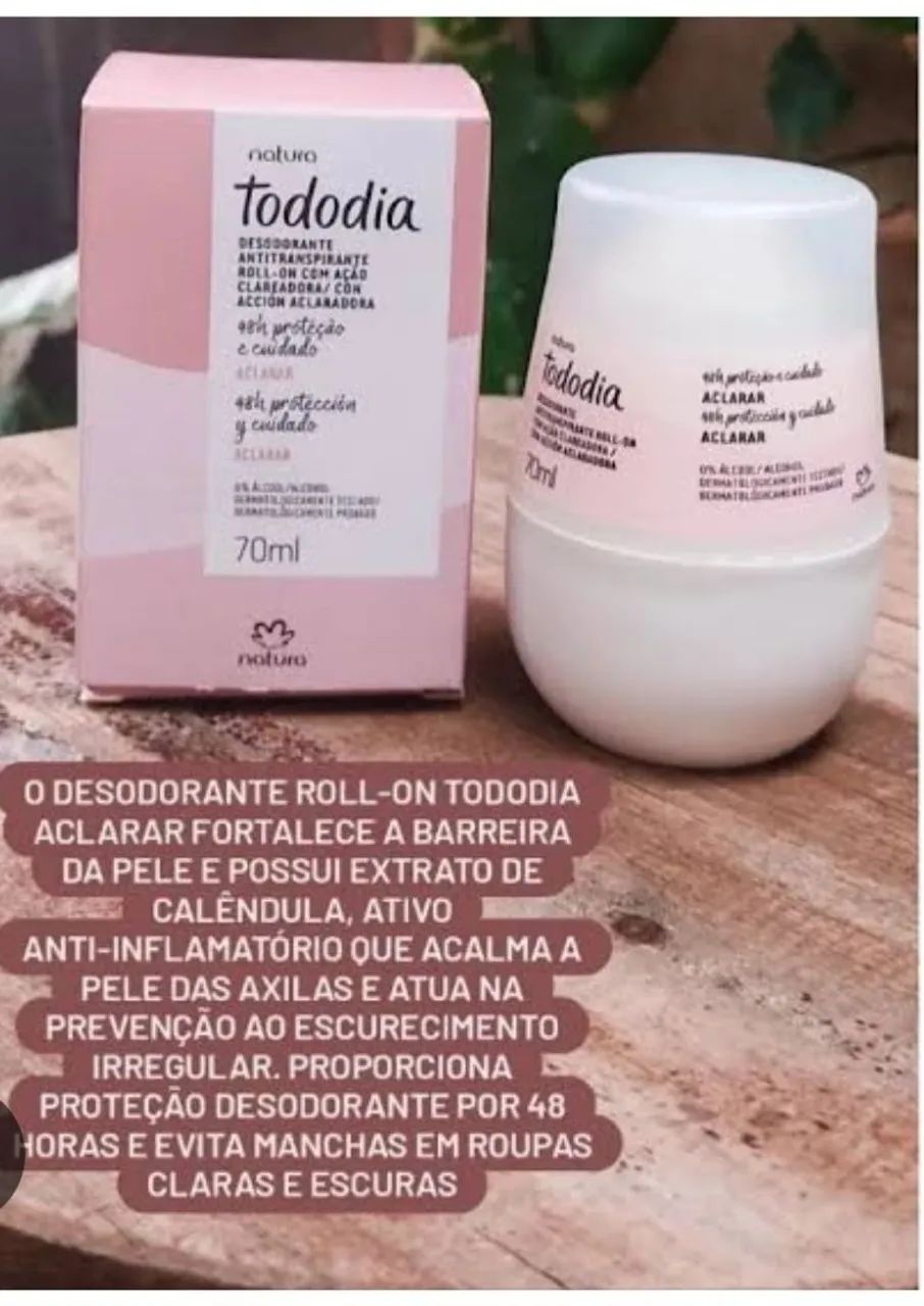Desodorante Roll-on Tododia Aclarar - Natura