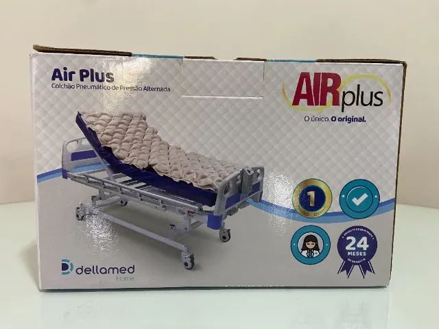 Colchão Pneumático para Tratamento de Escaras até 135 Kg Air Plus Dellamed