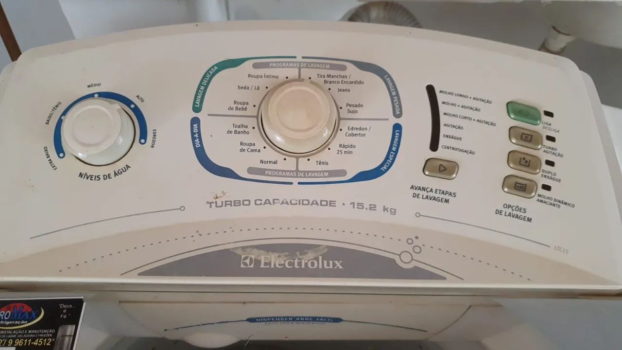 Máquina de Lavar Roupa Eletrolux Superconservada - Foto 2