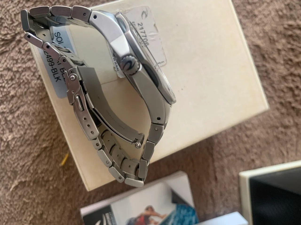 Relógio Rip Curl solar semi novo com NF - Foto 4