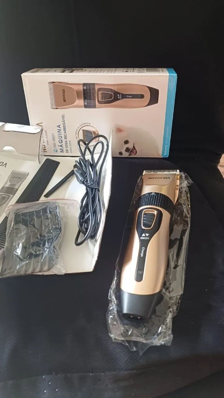 Máquina de Tosa para Cães e Gatos Marca NovaVida Nova na Caixa - Foto 2