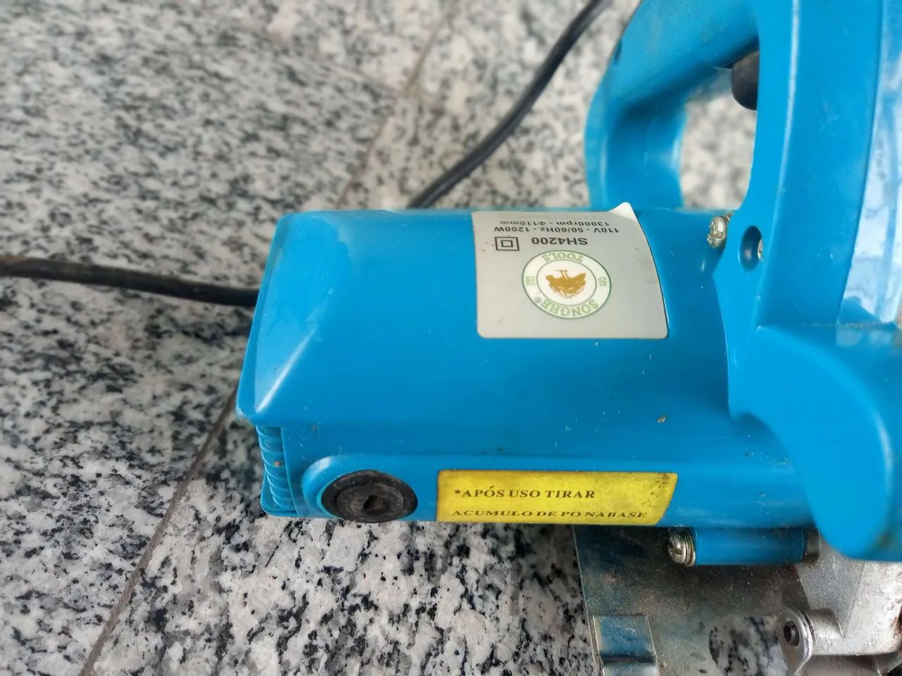 Kit promocional ferramentas exclusivas Serra Mármore furadeira alto impacto e lixadeira - Foto 2