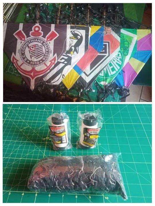 10 Pipas+Rabiolas+Linha+Brinde Veja Descrição - Foto 2