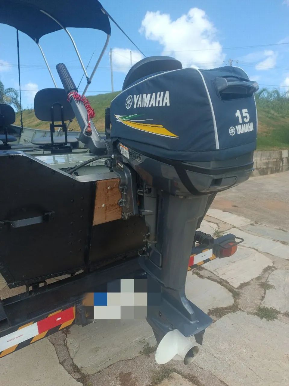 Vendo Conjunto Barco + Motor 15hp + Carretinha  - Foto 6