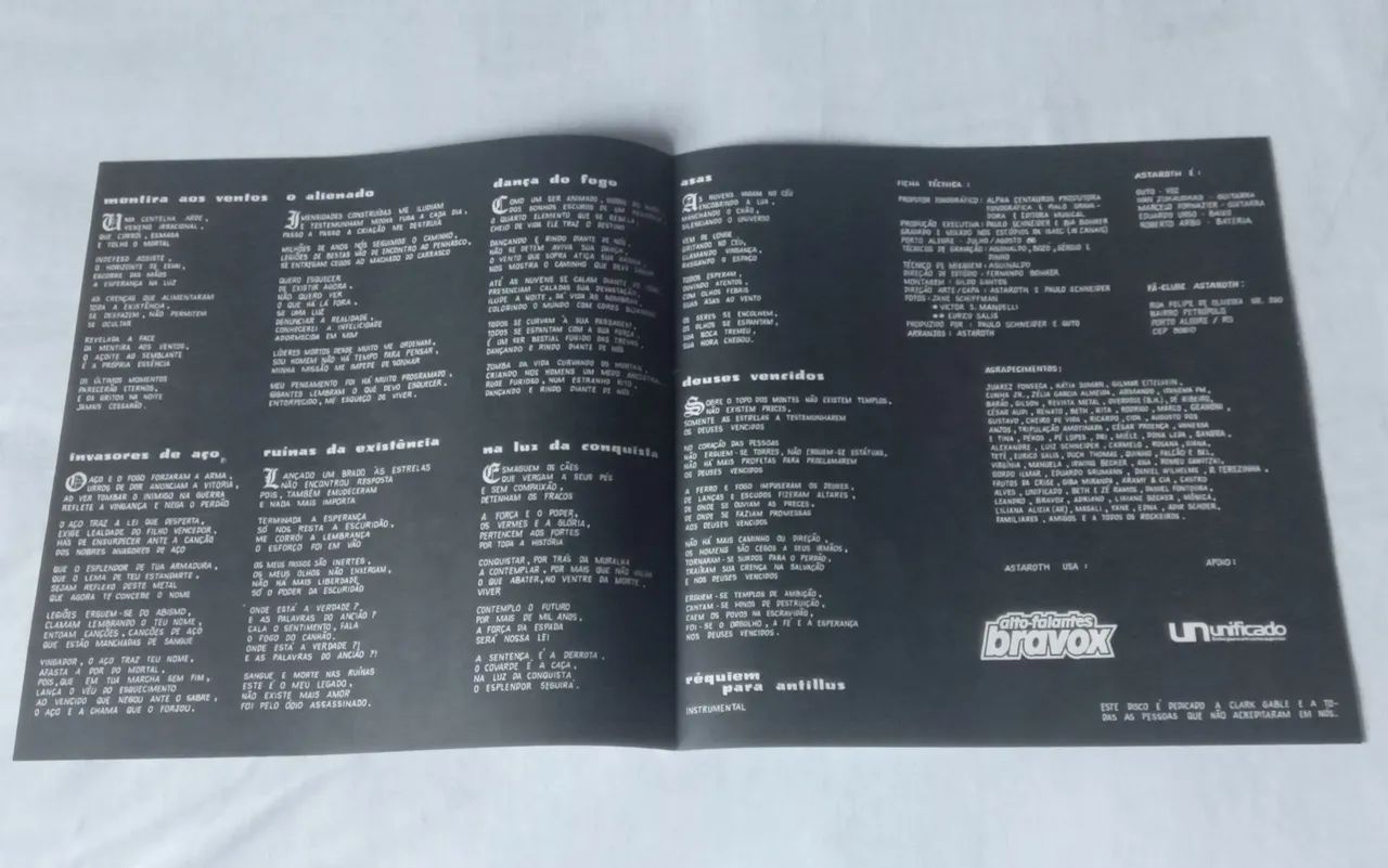 LP vinil Astaroth - Na Luz da Conquista 1986 - Foto 3