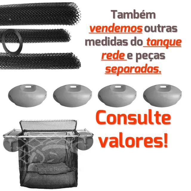 Tanque rede para criação de peixes piscicultura - Foto 4