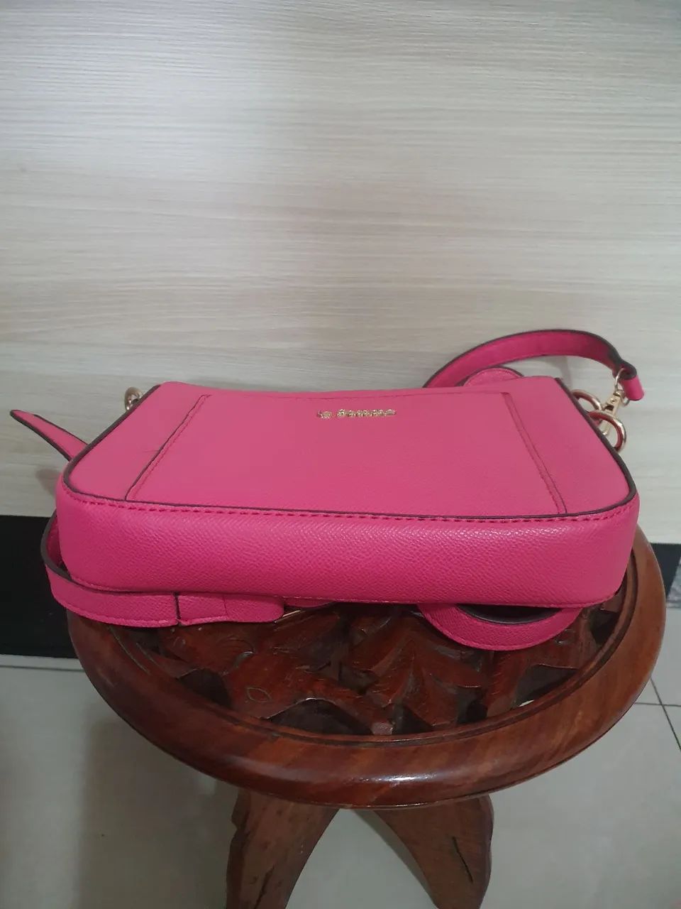 Bolsa Le Postiche rosa pink - Foto 4