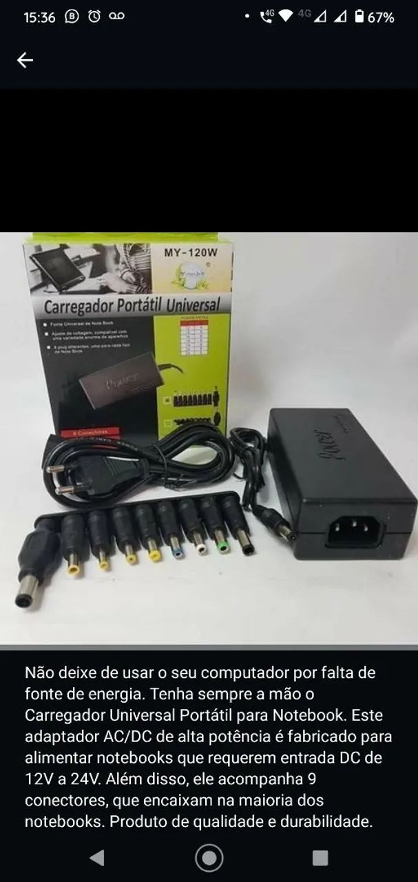 Universal Laptop Charger (All Models)64617795942402121