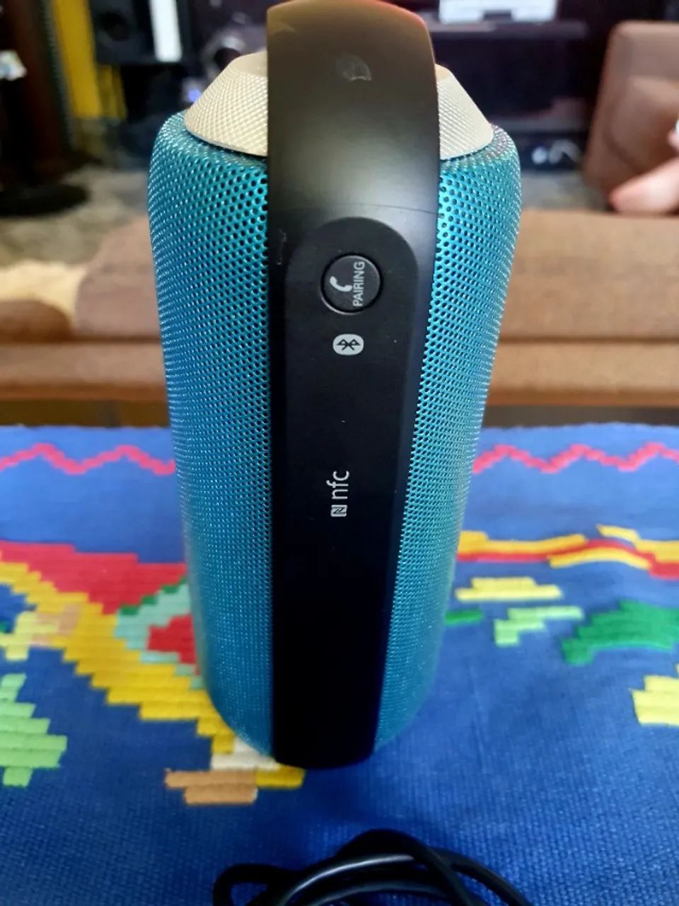 Caixa de som Bluetooth Philips BT6000 azul a prova d'agua - Foto 5
