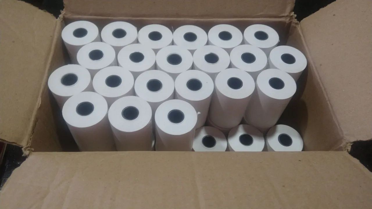 Bobina termica para máquina de cartão 