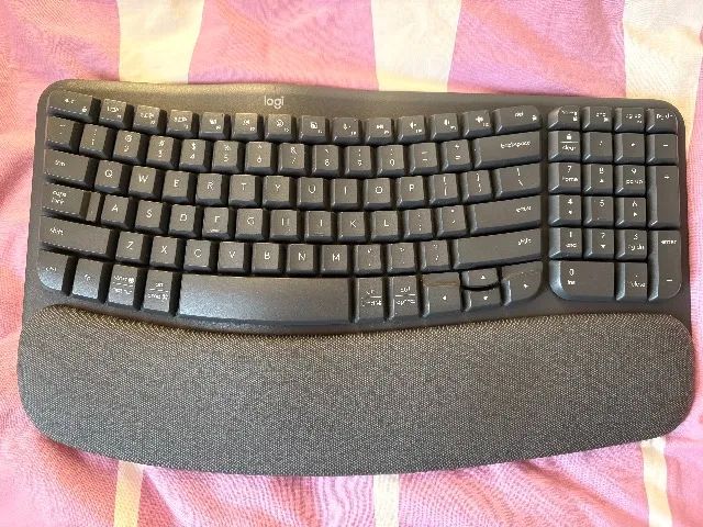 Teclado Logitech Sem Fio Wave Keys Preto Layout US