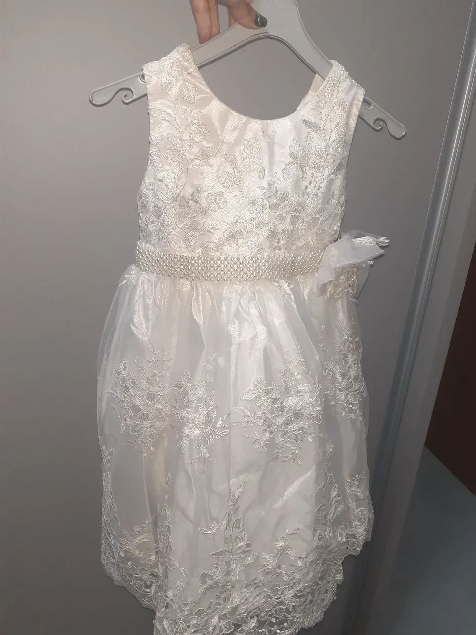 Vestido Infantil Festa com Renda 