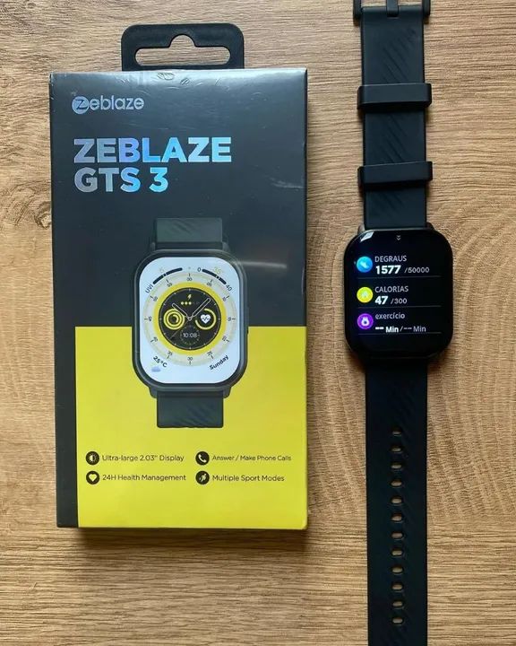Zeblaze GTS 3 Ultra-big 2.03'Tela HD Smart Watch com 100+ Modos e 200+ Faces - Foto 5