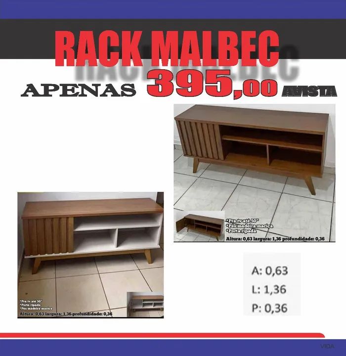 Rack Malbec - Novo
