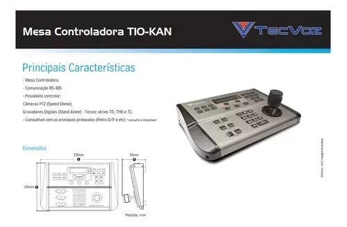 Mesa Controladora Tecvoz T10-kan - Foto 2